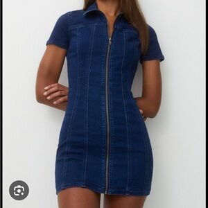 Pull and Bear Jean mini dress